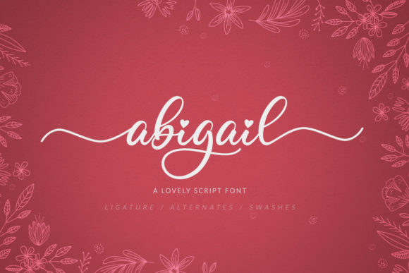 Abigail: The Script Font That Elevates Your Brand