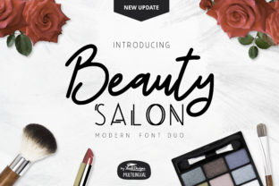Beauty Salon: A Handwritten Font for Digital Design