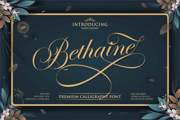 Bethaine: A Font That Elevates Branding with Timeless Elegance