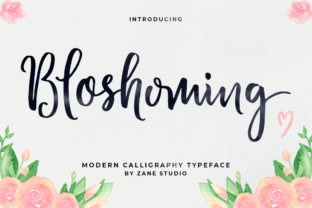 Bloshoming: A Font That Breathes Life Into Your Craft