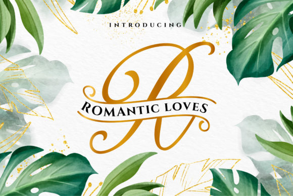 Branding with Romantic Loves Monogram
