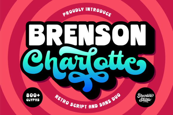 Brenson Charlotte: A Bold Script Sans Serif for Digital Design
