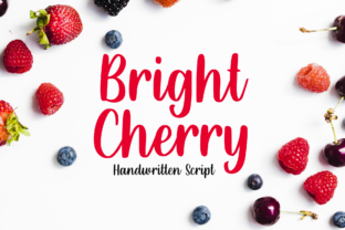 Bright Cherry: A Script Font for Impactful Digital Design
