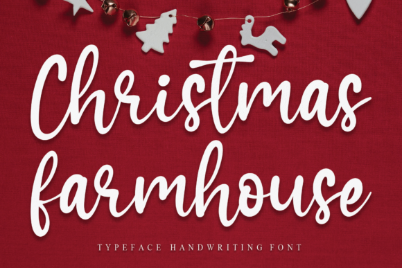 Christmas Farmhouse: A Script Font for Editorial Charm