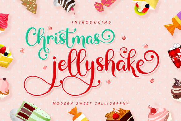 Christmas Jellyshake: A Beautiful Script Font for Handmade Creators