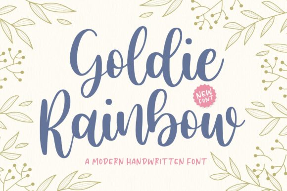 Goldie Rainbow: A Script Font That Elevates Web Design
