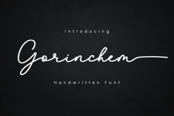 Gorinchem: A Handwritten Font for Editorial Elegance