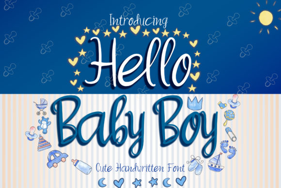 Hello Baby Boy: A Script Font for Powerful Digital Storytelling