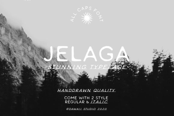 Jelaga: A Handwritten Font That Elevates Your Web Design