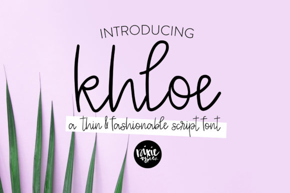 Khloe: A Handwritten Font That Elevates Branding