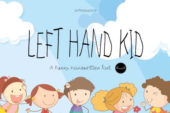 Left Hand Kid: A Playful Script Font for Crafters and Designers