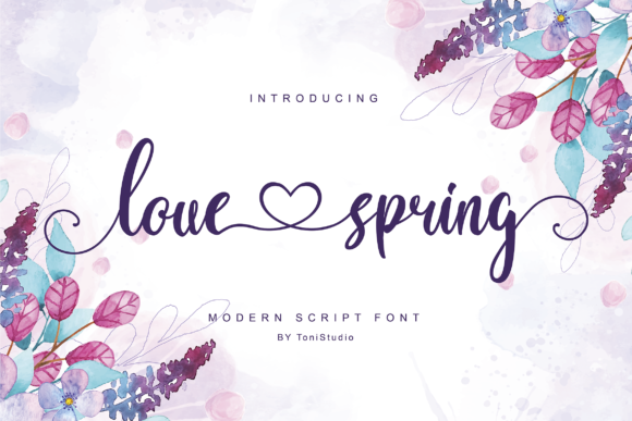 Love Spring: A Handwritten Font for Creative Crafters