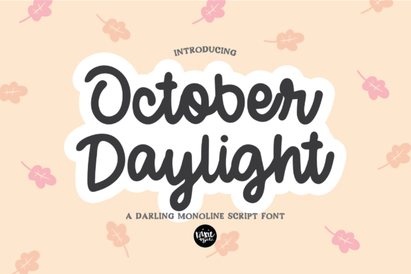 October Daylight: A Bold Script for Branding Magic