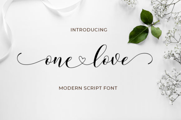 One Love: A Script Font That Adds Warmth to Digital Design