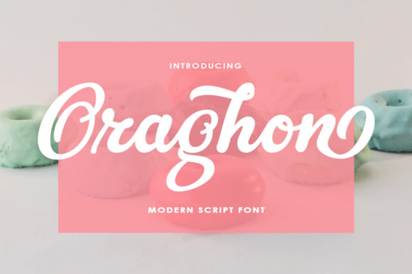 Oraghon: A Handwritten Font That Elevates Digital Design