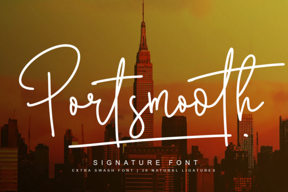 Portsmooth: A Handwritten Font That Feels Both Classic and Modern