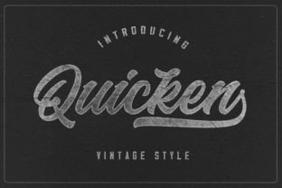 Quicken: A Timeless Script Font for Crafting and Design