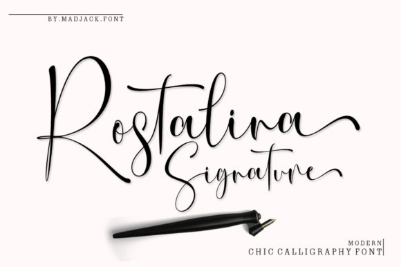 Rostalina Signature: A Font That Elevates Your Brand