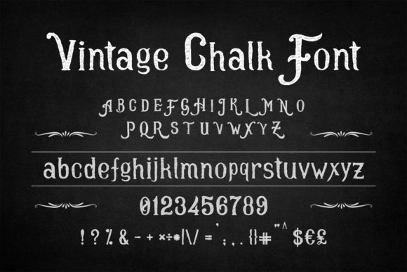 Vintage Chalk: A Font That Elevates Brand Identity